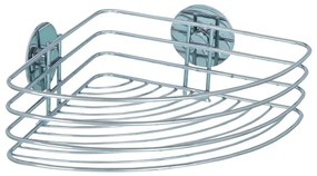 WENKO 18913100 - Poliță TURBO-LOC rotundă din oțel, 26,5 x 20 cm, crom lucios