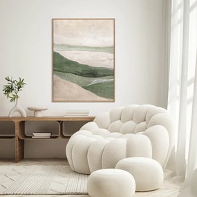 Tablou pictat manual 90x120 cm Green Field – Malerifabrikken