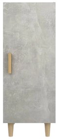 Servanta, gri beton, 34,5x34x90 cm, lemn compozit Gri beton, 1