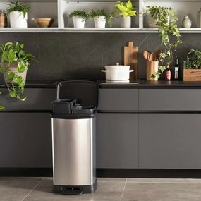 Coș de gunoi cu pedală Curver DECO BIN, 23 + 23 l