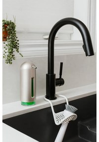 Dozator de săpun lichid argintiu din plastic 350 ml Penguin – Umbra