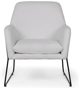 Fotoliu design gri MILAN