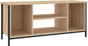 vidaXL Comodă TV, stejar sonoma, 102x35x45 cm, lemn prelucrat