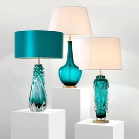 Veioza eleganta design LUX Barron, turcoaz 111602 HZ