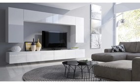 Mobilier living Brolani XIII (Alb + lucios Alb) . 1104543
