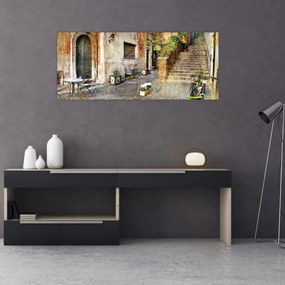 Tablou - Străzile vechi din Roma (120x50 cm)