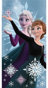 Prosop pentru copii din bumbac 70x140 cm Frozen "Snowflake" – Jerry Fabrics