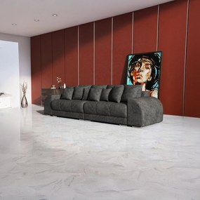 Canapea extensibilă dumonde cu 2 lăzi de depozitare si sezut confortabil din spuma high-density, Verona Enjoy Kaki 310x100 cm