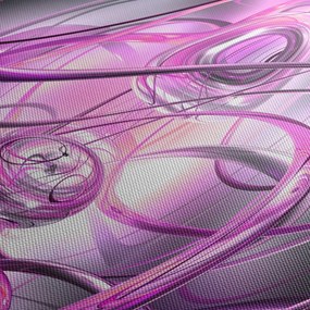 Tabloul cu abstracție frumoasă în violet (90x60 cm)