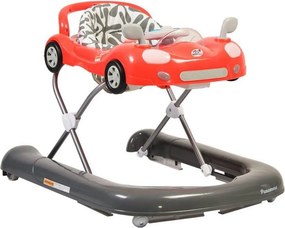 Premergator Reglabil in 3 Trepte NOVOKIDS™ Super Car , roti silentioase, Masinuta, Pliabil, 8 Roti, Cu Melodii si lumini, Cu Volan, Rosu