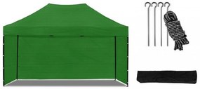 Cort pavilion 3x4,5 m verde All-in-One