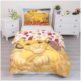 Disney Regele Leu Pride Lands Trio set de lenjerie de pat 140x200cm, 70x90 cm
