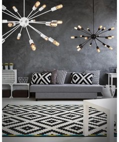 Azzardo AZ1657 - Lustră pe tijă ORBIT 18xE27/60W/230V