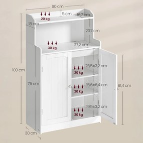 Dulap E1177 WT, 60 cm