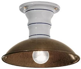 Plafonier clasic fabricat manual diametru 20cm I Girasoli 064.02.OC