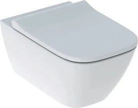 Set vas wc suspendat si capac slim soft close Geberit Smyle Square