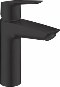 Baterie lavoar Grohe Start negru mat cu ventil Click-Clack