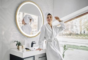 Oglindă LED 50cm MMJ BRUSH GOLD