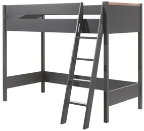 Pat copii LOFT LONDON 90 X 200 CM ANTRACIT
