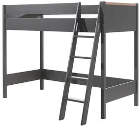 Pat copii LOFT LONDON 90 X 200 CM ANTRACIT