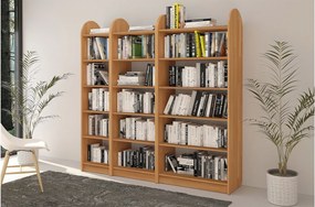 Corp lemn masiv Bibliotecă Hans Fag - Etajeră L 40/60/80cm - 40 cm