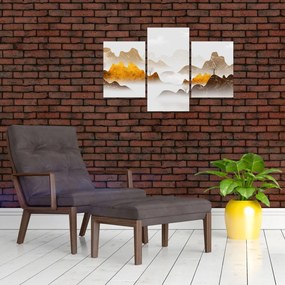 Tablou - Munții în ceață (90x60 cm)