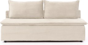 Canapea rozkladana Firioza cu spațiu de depozitare - bej plusz Tilia 03