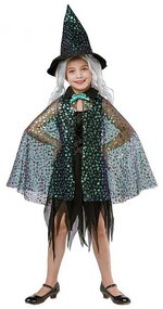 Vrăjitoare Shiny costum 120/130 cm