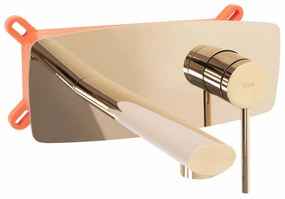 Baterie incastrata Oval aurie