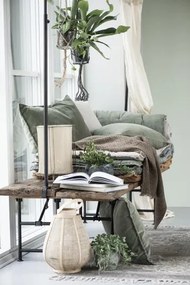 Felinar pentru lumanare cu laturi din material textil, marime S