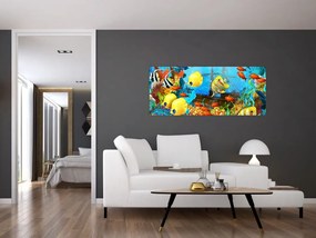 Tablou - Recif de corali colorat (120x50 cm)