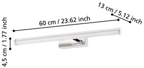 Eglo 97082 - Aplică LED pentru oglindă de baie VADUMI, 11 W, 230 V, IP44