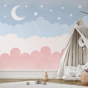 Fototapet - Cerul și luna și stelele (147x102 cm)