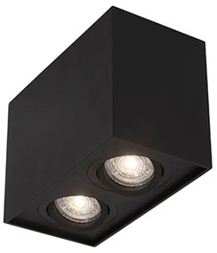 Spot aplicat tavan ajustabil RENDE 2L negru