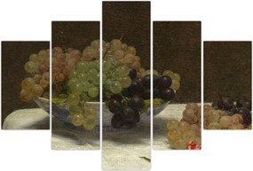 Tablou - Henri Fantin-Latour, Still Life with Grapes and a Carnation, reproducere (150x105 cm)