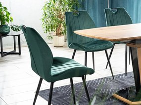 Scaun de sufragerie Althea (verde + Negru). 1049875