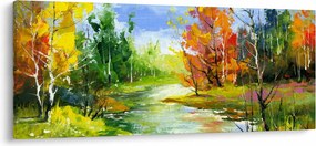 Tablou - Peisaj - pictură (120x50 cm)