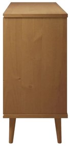 Servanta, maro, 113x40x80 cm, lemn masiv de pin 1, Maro