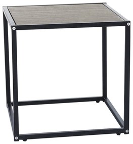 Măsuţă portabilă, stejar/negru, JAKIM NEW TIP 1