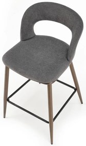 Scaun de bar Brecht, gri