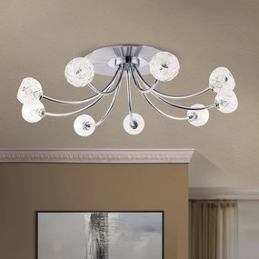 Lustra aplicata design modern de lux Maderno 9L crom