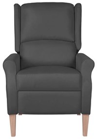 329259 vidaXL Fotoliu rabatabil, gri închis, material textil