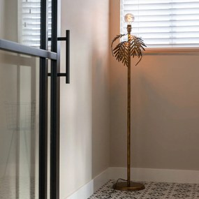 Lampă de podea vintage aurie 145 cm - Botanica