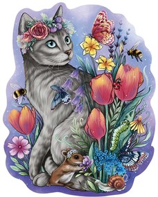 PUZZLE LEMN CONTUR PISICUTA 150 PIESE - RAVENSBURGER (RVSPA00757)