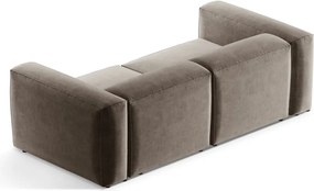 Canapea maro 224 cm Bergamo – Cosmopolitan Design