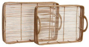 Tava Cottage din ratan, natur, 47x35 cm