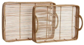 Tava Cottage din ratan, natur, 47x35 cm