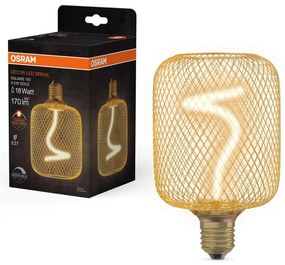Bec LED dimabil Osram DECOR FILAMENT E27/3,5W/230V 1800K auriu