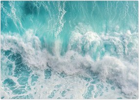 Tablou - Vedere a valurilor oceanului (70x50 cm)
