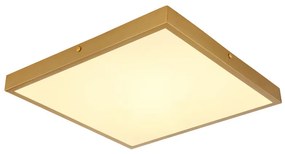 Plafoniera LED Tibey 12382-22, 22W, 1750lm, lumina calda, IP20, alba+aurie, Globo Lighting